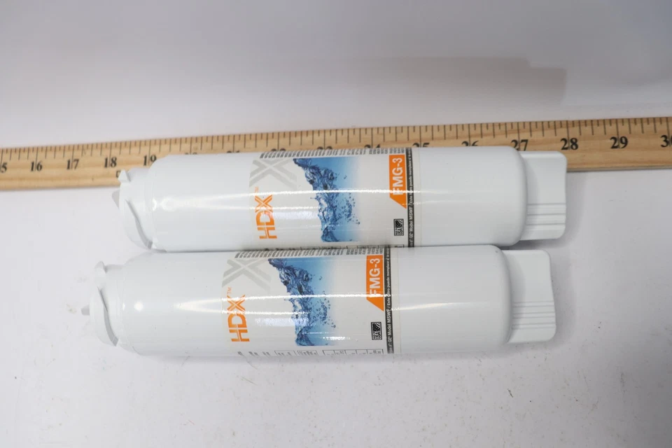 (2-Pk) HDX Premium Refrigerator Water Filter Replacement Fits GE MSWF FMG-3 - Image 2 of 4