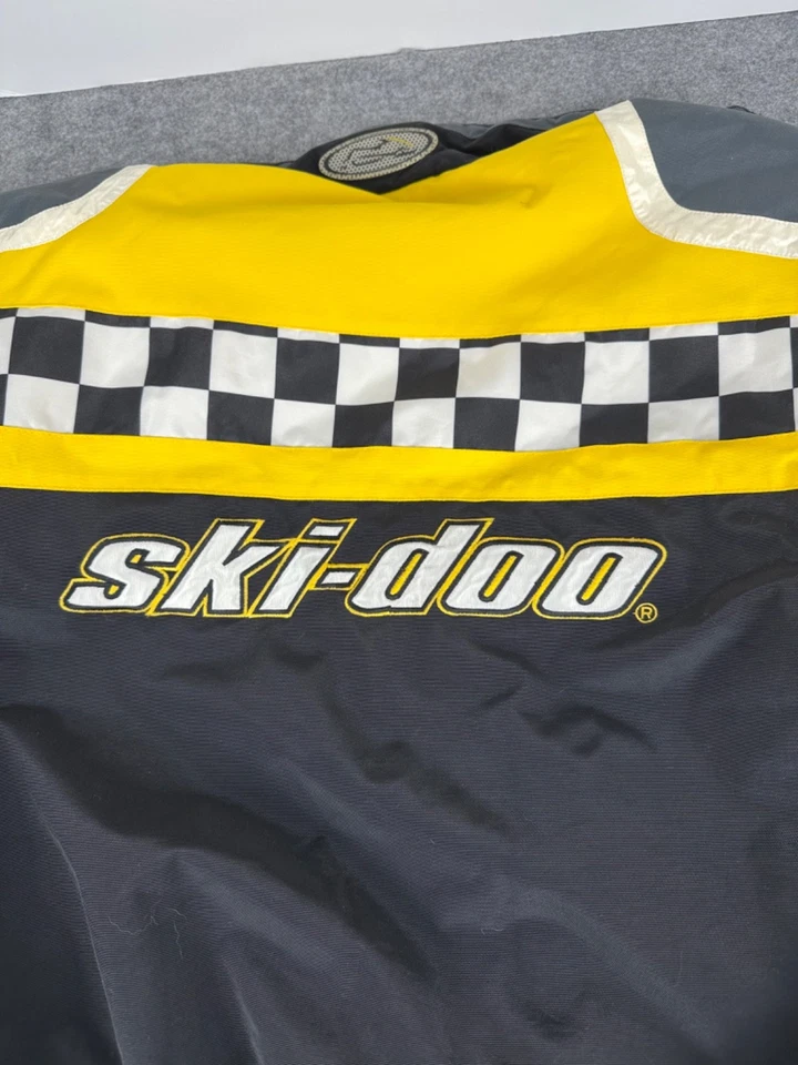 Chaqueta Ski-Doo Team Racing para hombre M moto de nieve Bombardier Sno Gear cremallera completa/a presión Foto 3 de 4