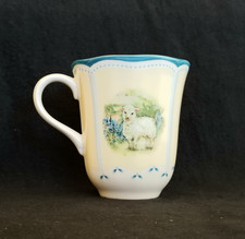 Lenox Provencal Garden Lamb Coffee Mug 4" Tall