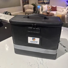 Fireproof File Box with Lock Document Box Storage Organizer File Box Black