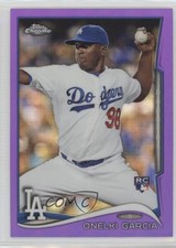 2014 Topps Chrome Retail Purple Refractor Onelki Garcia #133 m5x