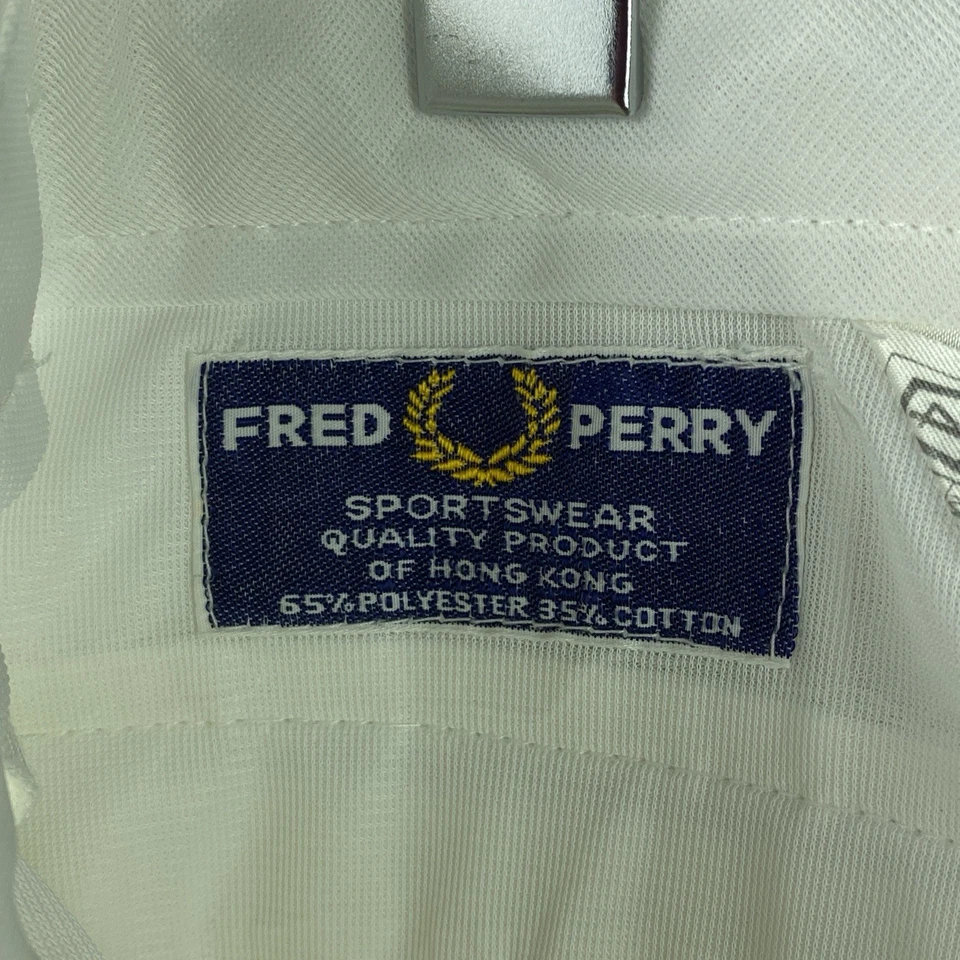 Pantalones Cortos De Colección Fred Perry Para Hombre Tenis Lujo Y2K Streetwear Raro Años 90 Talla 38 Foto 4 de 4