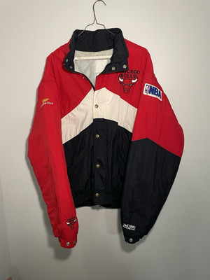 Vintage Delong USA Chicago Bulls Jacket XL NBA Official
