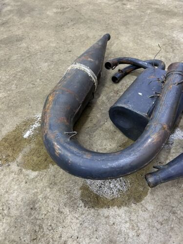 99 00 01 2001 Polaris xc gen 2 RMK 600 SLP twin exhaust pipes aftermarket - Picture 2 of 12