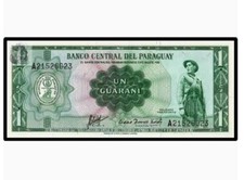 Billete Guaraní P-193 1952 Paraguay 2000 UNC NUEVO