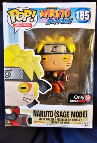 Funko Pop! Animation: Naruto (Sage Mode) #185 Vinyl Figure Gamestop Exclusive