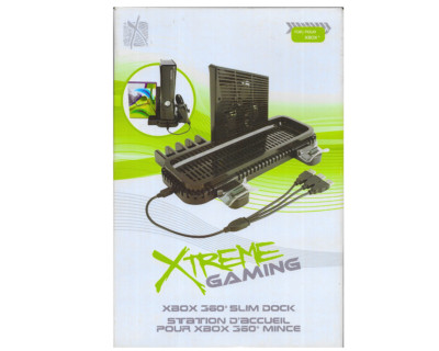 Xtreme Gaming Xbox 360 Slim Dock Cooling Stand Charging Station
