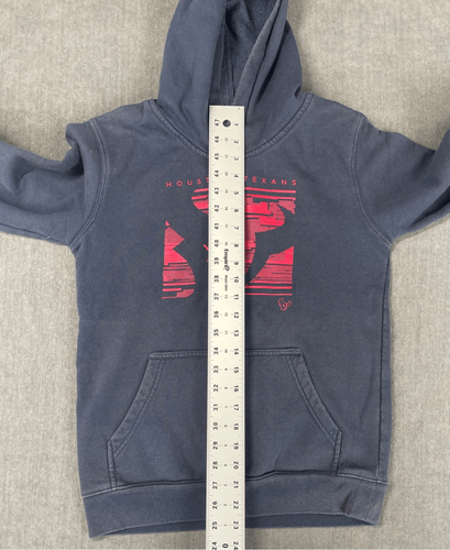 NFL Houston Texans Hoodie Youth Boys L Blue Graphic Pullover Fleece Football Fan - Picture 5 of 7