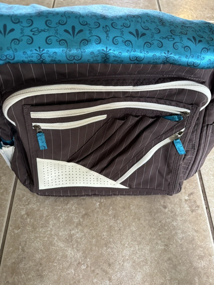 OGIO 女士邮差包蓝绿色/棕色 — 第 4/4 张图片