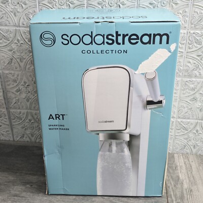 SodaStream Art White Soda Machine and Sparkling Water Maker Kit