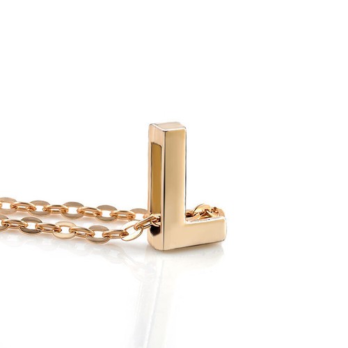 Fashion Womens Gold Plated Initial Alphabet Letter A-Z Pendant Chain Necklace ) - Picture 3 of 11