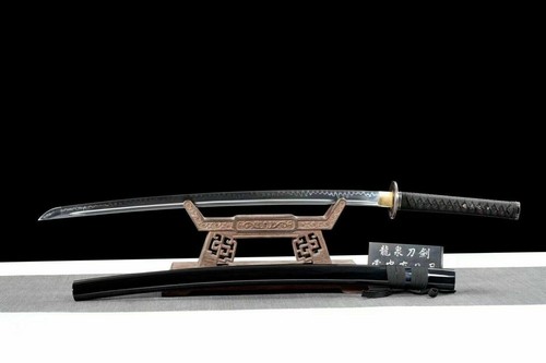 Very Sharp T10 Steel Clay Tempered Blade Real Japanese Samurai Katana Sword Full - Picture 3 of 16
