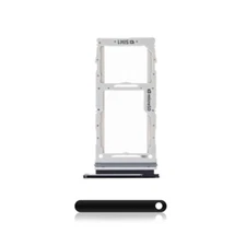 DUAL Sim Card Tray Replacement for Samsung S20 5G/S20 Plus 5G/S20 Ultra 5G BLACK