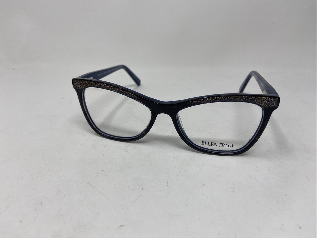 ELLEN TRACY EYEWEAR LUCERNE BLUE LAMINATE GLITTER 51-15-135  display picture 1