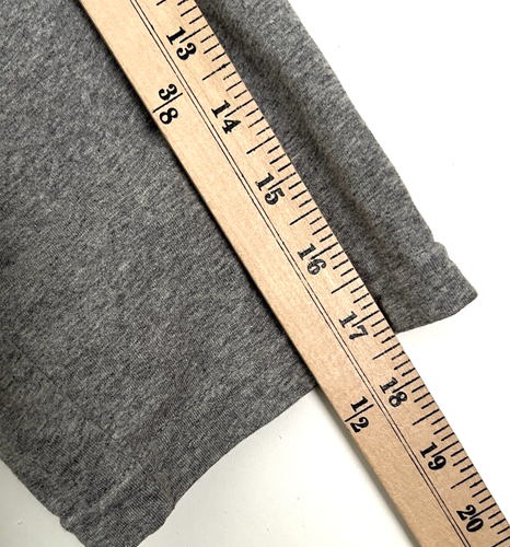 Neon Buddha Size 2X Surf Tunic Top Grey White Cowl Neck 3/4 Tab Sleeves - Picture 10 of 12