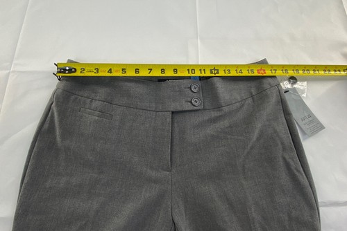 NWT Apt. 9 Women’s Modern Fit Straight Leg Gray Pants Size 10 RN#73227! - Picture 8 of 12