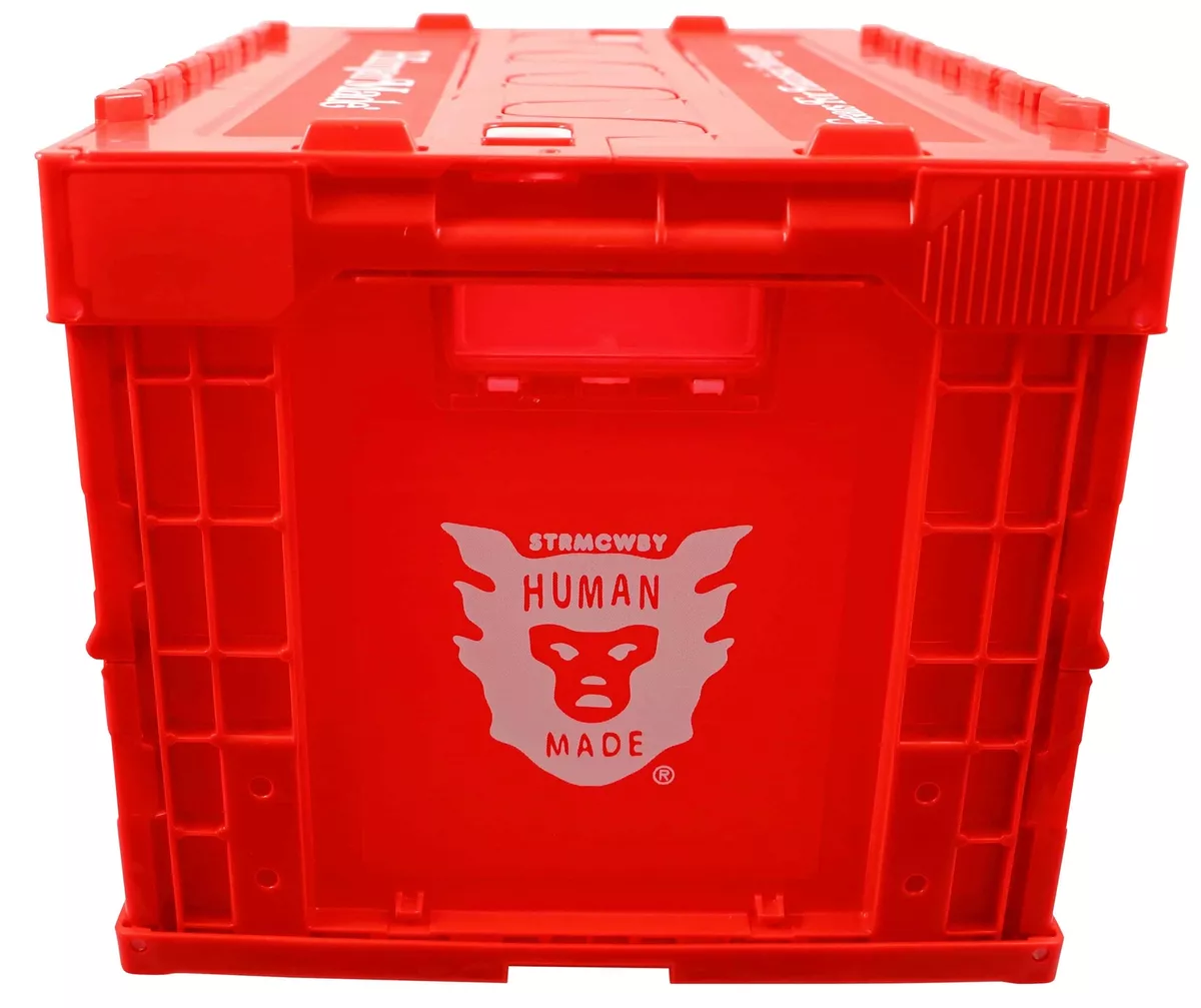 Red VERDY x NIGO 50L Crate Human Made Girls Don't Cry Container