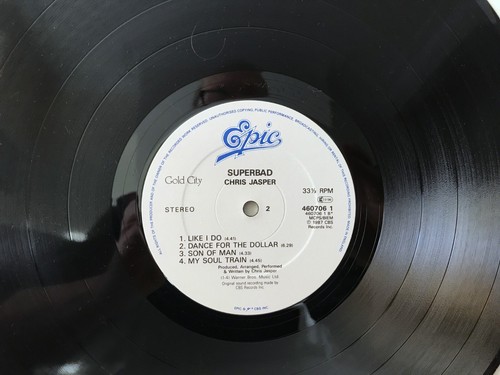 CHRIS JASPER Superbad EUROPE 1987 LP Epic EPC 460706 1 Isley Bros Synth Funk EX! - Bild 4 von 5