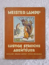 Antique Children's Book Master Lampes Funny Pranks and Adventures - Vintage