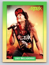 #49 Joey Belladonna - Anthrax - 1991 Brockum Rock Cards (NRMT-MT)