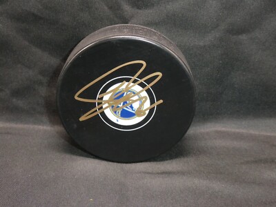 Cody Franson Hand Signed Buffalo Sabres Logo Puck NHL Autograph Hockey