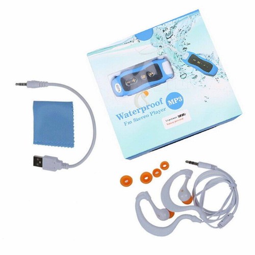 IPX8 Waterproof Underwater Music Sports MP3 Player For Swimming With Headset - Picture 5 of 13