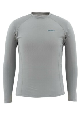 SIMMS WaderWick Core Crewneck Shirt Base Layer Top UPF 30+ Boulder