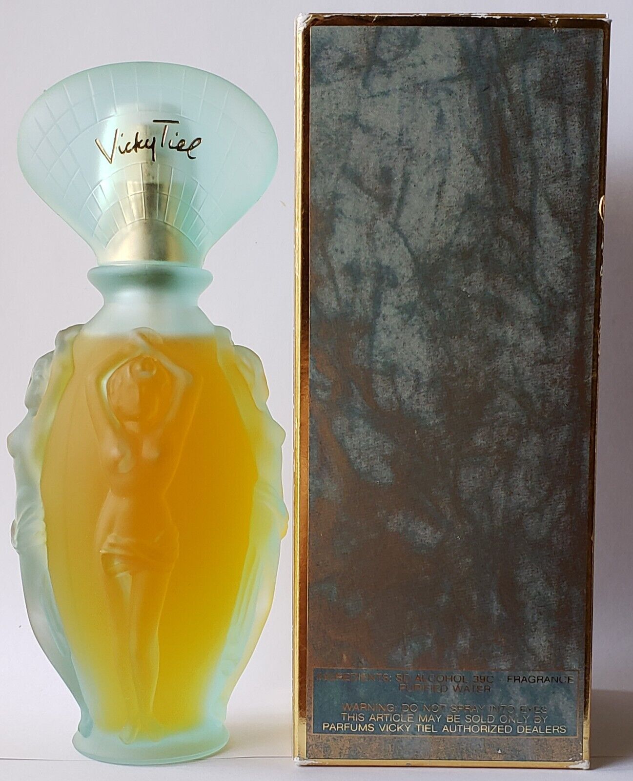 VICKY TIEL for Women 3.4oz/100 ml EDT Vintage Discontinued Art Deco Perfume
