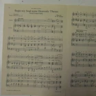 choral / vocal score BEGIN MY SOUL SOME HEAVENLY THEME watts - parry UNISON