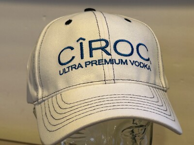 Ciroc Ultra Premium Vodka White Blue Beach Vacation RARE  Golf  Cap  Hat   NEW