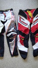 lots 2 pantalon moto cross enfant  taille 30 unisex