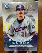  2020 Bowman Chrome Baseball #DG-14 Jordan Balazovic Dawn of Glory Silver Mojo