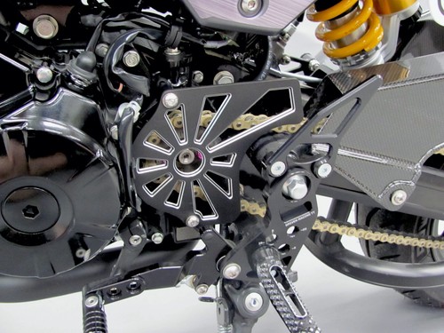 Cubierta de piñón de aluminio Billet Honda Grom MSX 125cc/Honda Monkey Z125 2014-21 - Imagen 3 de 6