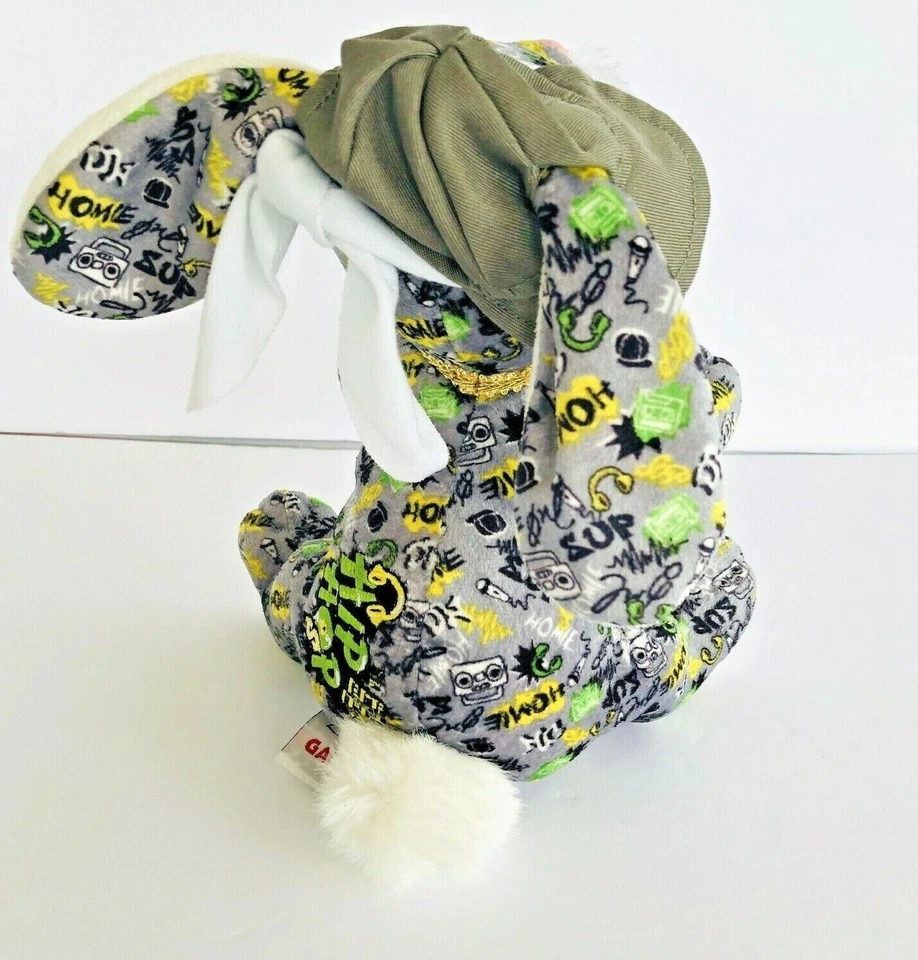 Ganz Webkinz Rockerz Bunny 11" Plush HM5107 No Code Hip Hop Dance - Image 3 of 4