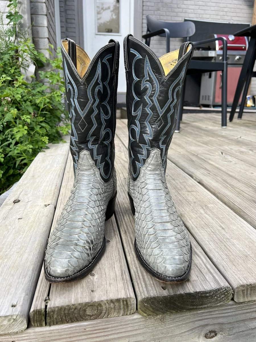 Tony lama python best sale boots