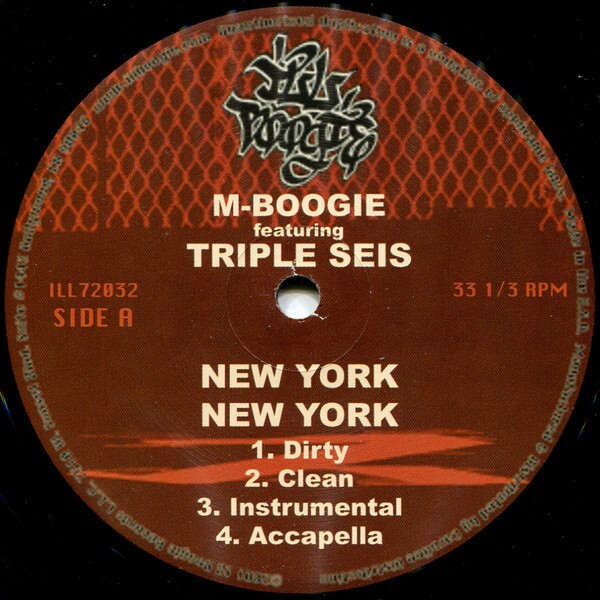 【希少名盤】New York New York / Triple Seis LP Triple Seis, DJ Dimé – New York New York (Remix) – File