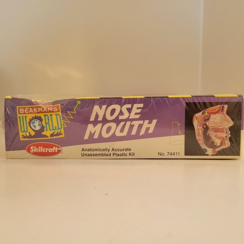 Skilcraft Beakman's World Nose/Mouth Anatomically Correct Plastic Kit New 1994 - Picture 6 of 7