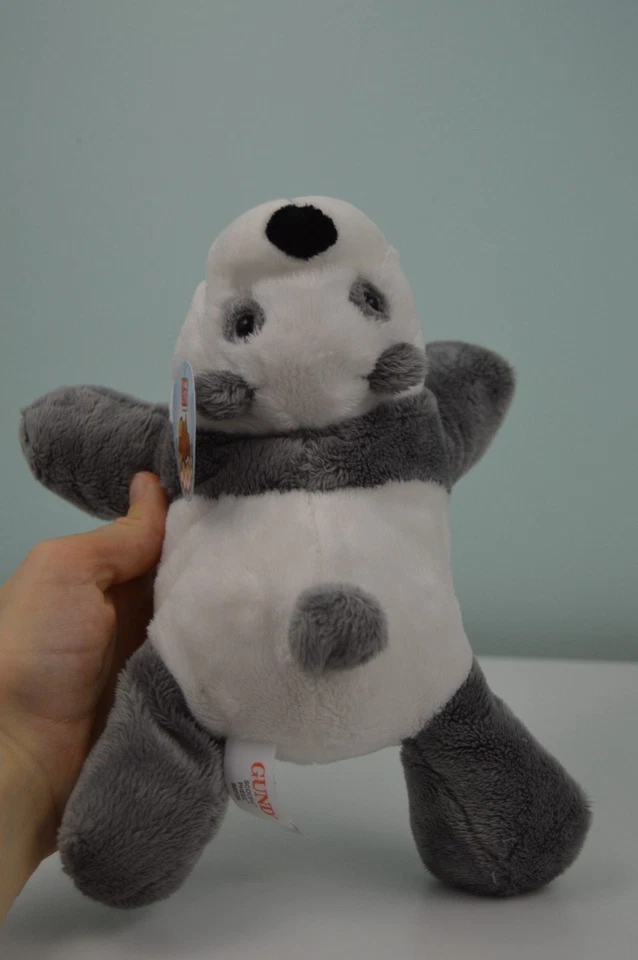 Gund Scoops Phebe Panda Bear Plush Stuffed Animal Toy Gray White 320136 - Image 4 of 4