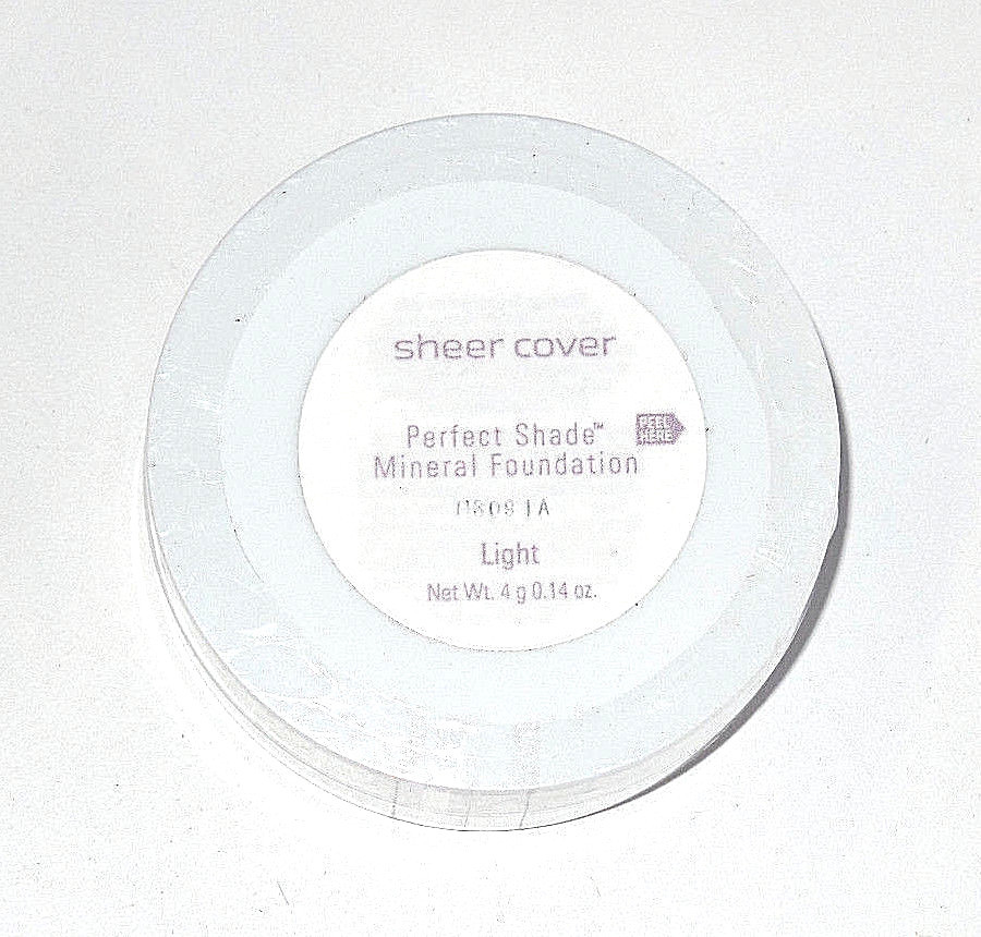 Sheer Cover Perfect Shade Mineral Foundation | Hell/Blass | Mit Antioxidantien & Pflanzenextrakten | Inkl. Pinsel | 4 G