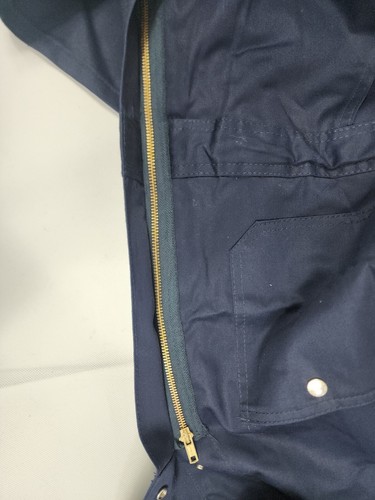 RASCO FR Flame Resistant Coveralls Mens Size 42x30 Navy Blue Unlined HRC2/NFPA - Picture 23 of 24
