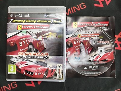 Ferrari Challenge + Supercar Challenge Doppelpack PS3 Racing Videospiel