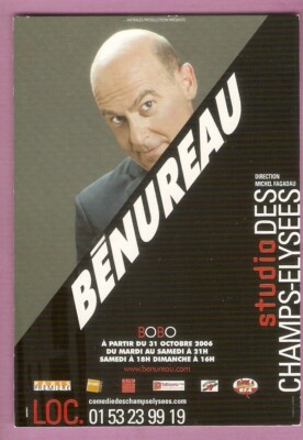BENUREAU non-postcard advertising SHOW Bobo au Studio des Champs-Elysées