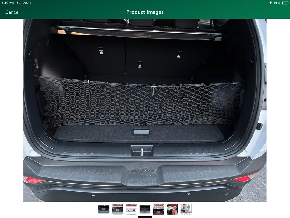 NUEVA red de carga genuina OEM HYUNDAI TUCSON 2016-2021 NEGRA D3017 SF16 L238 Foto 3 de 4