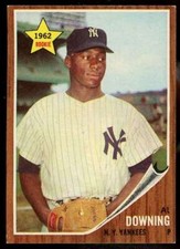 1962 Topps #219 Al Downing NM RC Rookie Yankees  70708