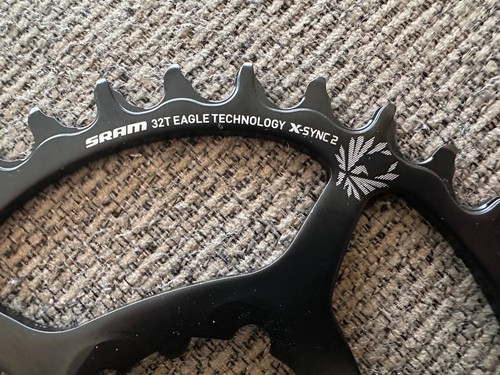 SRAM X-Sync 2 Eagle Steel Direct Mount Chainring 32T Boost 3mm Offset - Picture 3 of 8