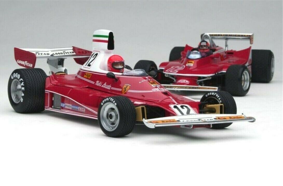 Exoto 1/18 1975 Tipo 312T & 312T4 Gift Set F1 Niki Lauda Exoto 1/18 1975 Tipo 312T & 312T4 Gift Set F1 Niki Lauda