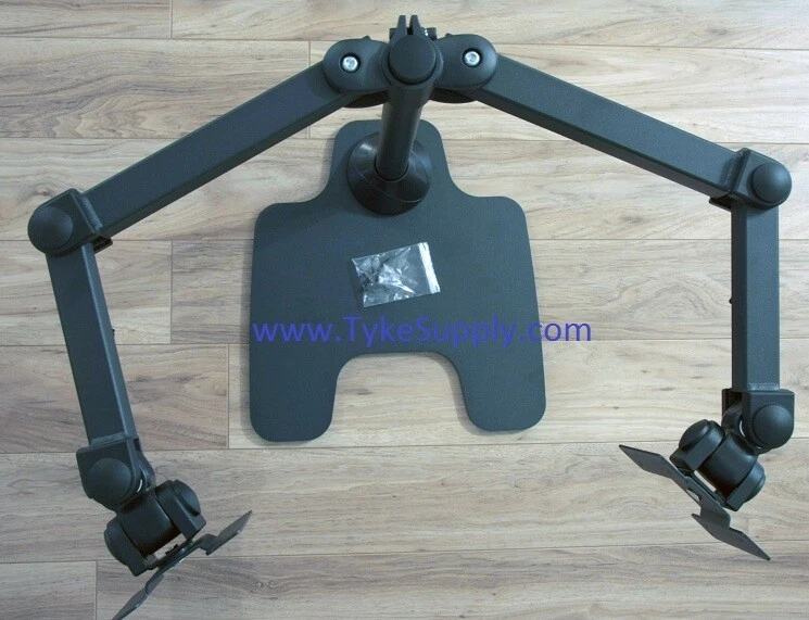 Soporte para monitor doble Tyke Supply independiente monitores de 28 pulgadas totalmente ajustable  Foto 4 de 4