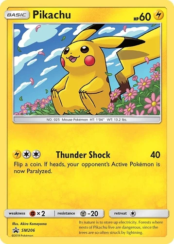 Pikachu SM206 Sm