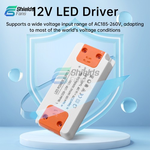 DC12V LED Driver Power Supply Lighting Transformer 12W 18W 24W 36W AC185-260V - Picture 8 of 22