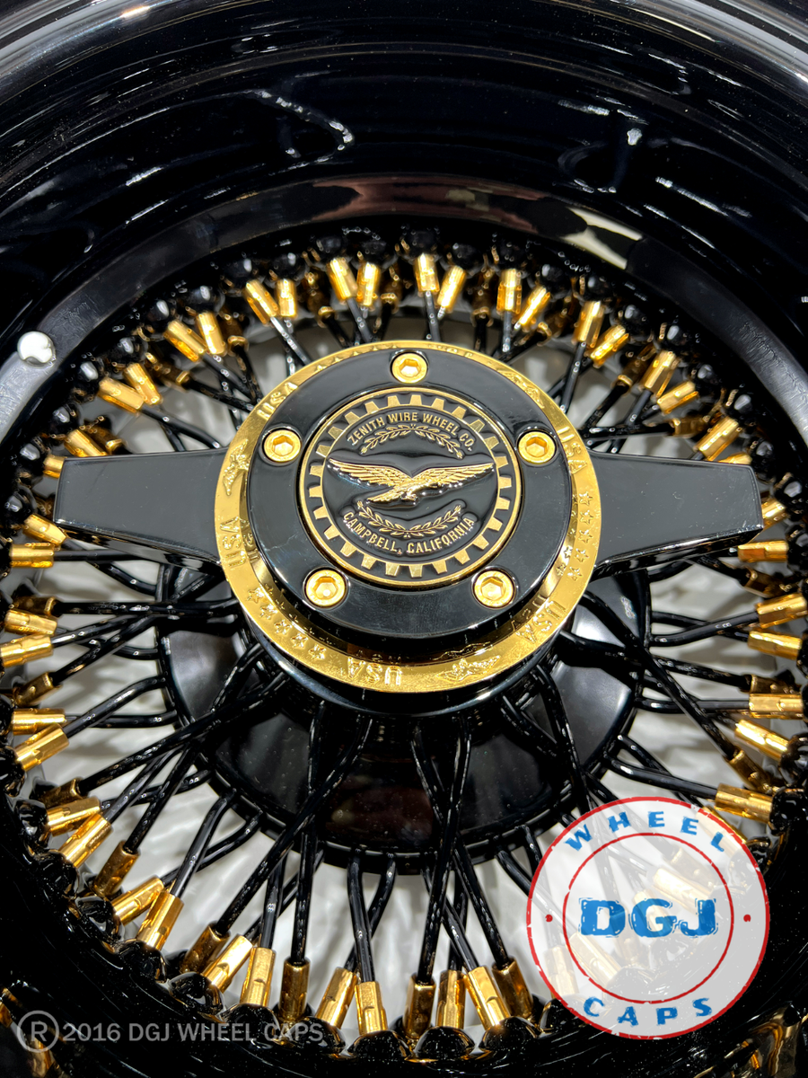 13x7 Rev 72 CL Black w/ Gold Nipples + Zenith Locking 13x7 Rev 72 CL Black w/ Gold Nipples + Zenith Locking